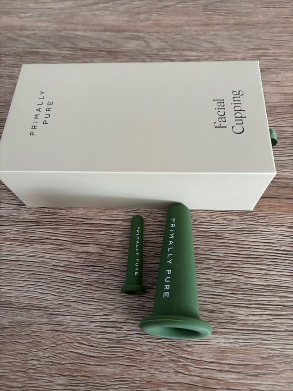 Primally Pure Green Facial Cupping Set